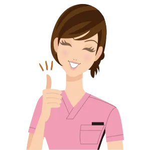 嬉しそうな歯科衛生士